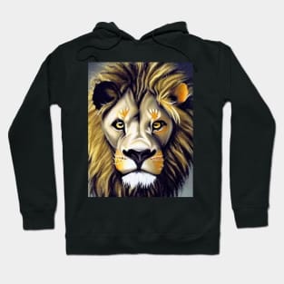 LIon Face Art Hoodie